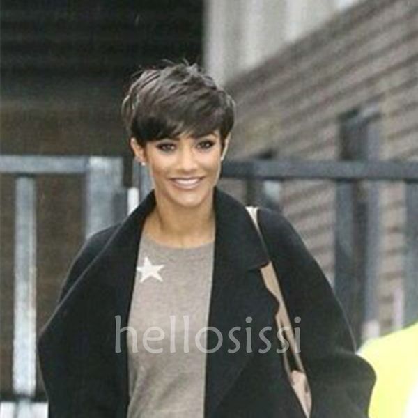 Kris Jenner Inspired Style Short Pixes Natural Wigs Glueless Non