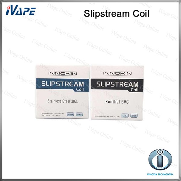 

100% оригинал Innokin Slipstream катушка головки 0.5 Ом 0.8 ом замена катушки для Kroma стартовый комплект Slipstream распылитель головки