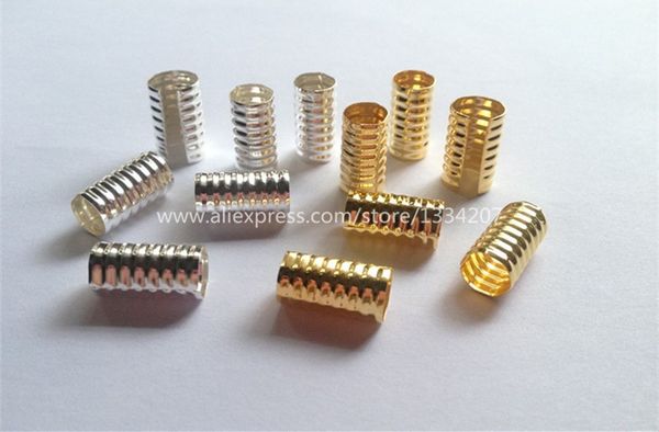 

wholesale-30pcs/lot mix silver golden plated 8/16mm hair dread dreadlock beads adjustable cuffs clips approx 7mm hole, Black;brown