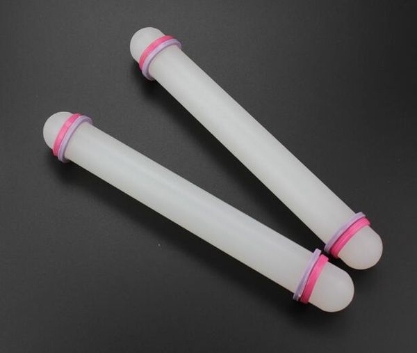 

белый 23 см с антипригарным покрытием скольжение помадка скалка помадка торт тесто ролик украшение торт ролик ремесел выпечки кулинария инст