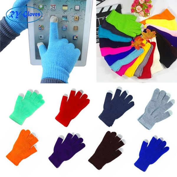 Sporthandschuhe Touch Stricken Warme Handschuhe Touchscreen Magic Acryl Handschuh Handy Universal Touchscreen Handschuh M0599