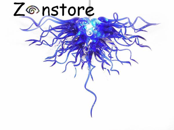 

cobalt wing chandelier- modern glass chandelier energy saving simple murano art glass led decorative crystal lighting