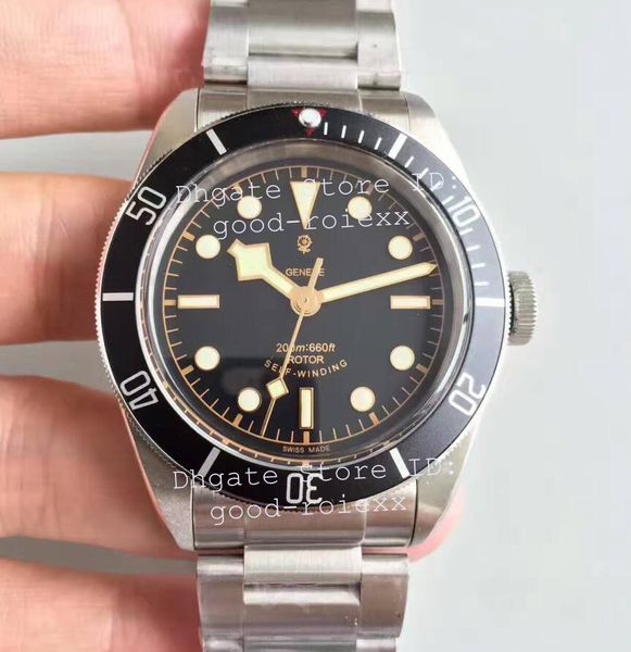 mens automatic self winding cal 2824 watch men black full steel rotor 79220 watches dress eta 41mm zf factory v4 wristwatches, Slivery;brown