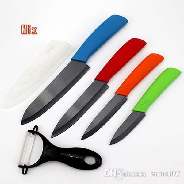 Top Quality Gifts Zirconia Black Blade Colorful Handle Peeler
