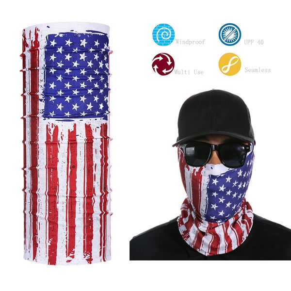 

wholesale- 2017 custom design promotional multifunction headwear bandana flag, Blue;gray
