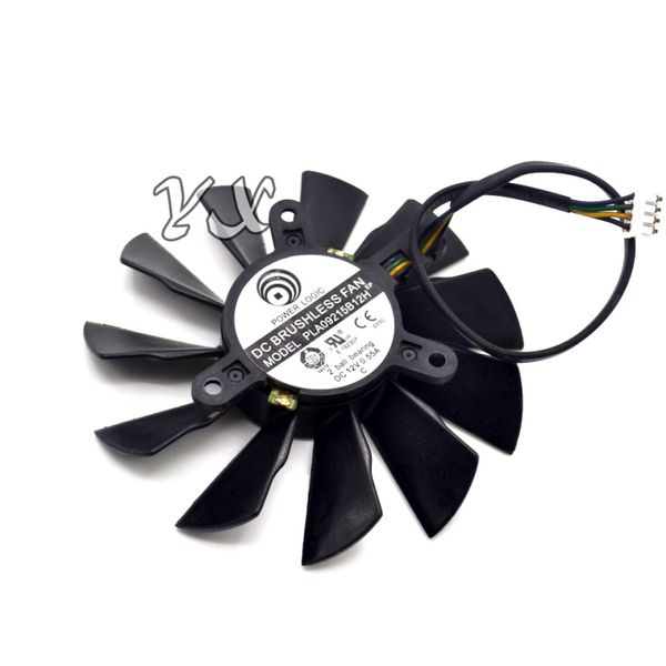 YTTL Neue Power Logic PLA09215B12H DC 12 V 0,55 A 4 Draht Pins Für MSI N560 570 580GTX HD6870 Grafikkarte Lüfter