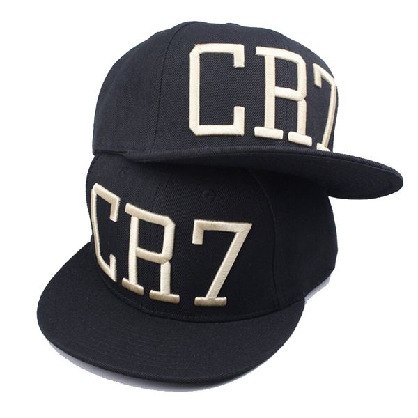 

Мода футбол звезда Роналдо CR7 Baseball Cap Hat для мужчин Женщины Спорт Hip Hop Caps Черный Син