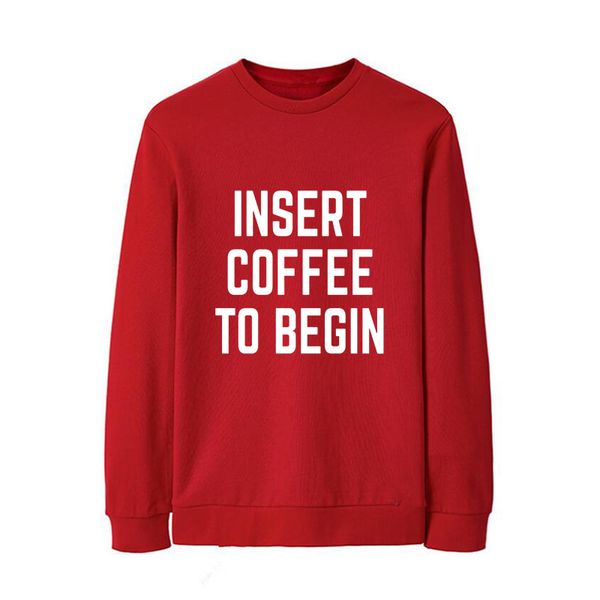 

new insert coffee 2018 autumn this is me printed men o neck t shirt casual long sleeve slim fit, Black