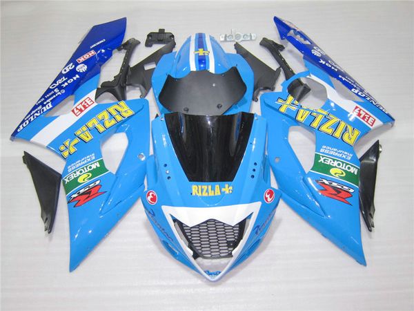 

injection molding customize fairing kit for suzuki gsxr1000 05 06 blue fairings set gsxr1000 2005 2006 ot21