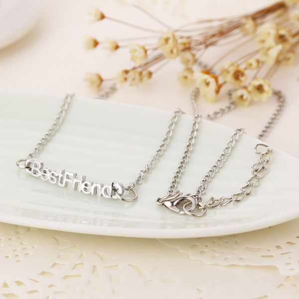 

friends necklaces wholesales alloy silver/gold plated pendants jewelry necklace fashion gift jewelry