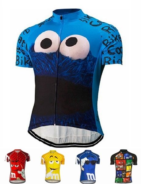 

велоспорт Джерси Велоспорт Bisiklet спорт велоспорт мотоцикл футболка велосипед catoon