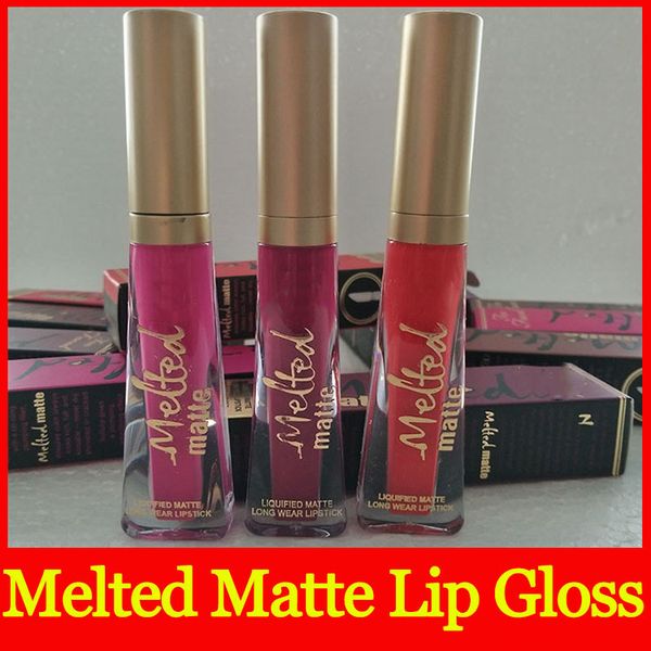 

Горячая косметика для губ расплавленный матовая жидкая помада сталкиваются блес