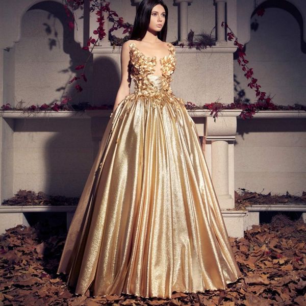 Gold Evening Gowns