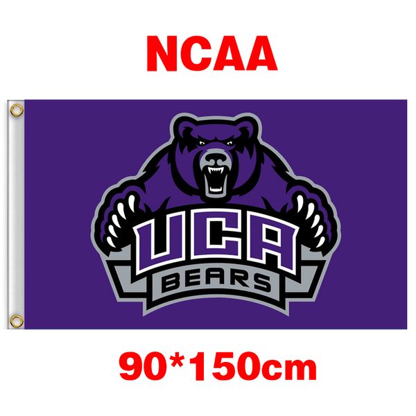 NCAA Central Arkansas Ursos e Ursos De Açúcar bandeira de poliéster 3ft * 5ft (150 cm * 90 cm) bandeira Bandeira decoração voando jardim de casa ao ar livre presentes