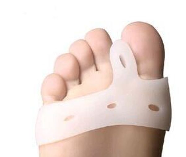 Großhandel = 6 Stücke Großhandel Dicke Medizinische Silikon 2 stücke Dicke Medizinische Silikon Toe Pads Gel Vorfuß Pad
