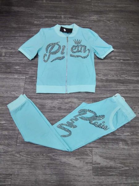 

European and American style letters hot drilling suit