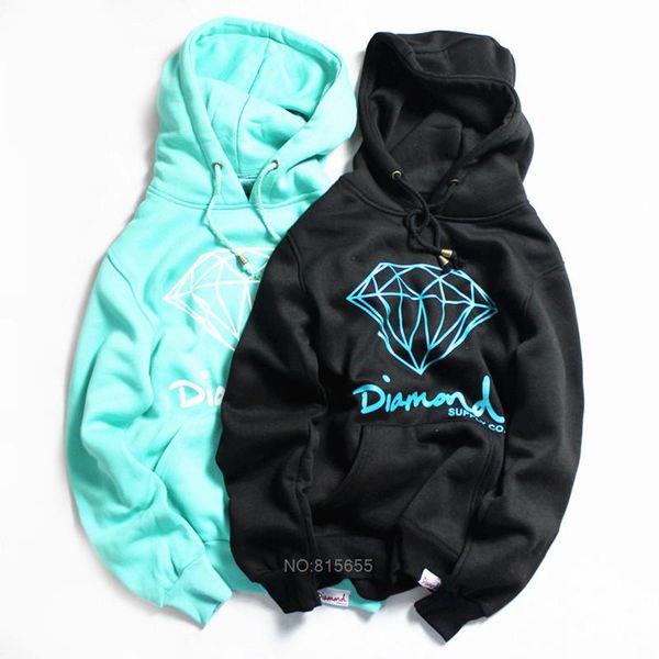 

wholesale diamond supply co men hip hop hoodies sudaderas hombre men sweatshirt hooded skateboard pullover moleton masculino ing, Black