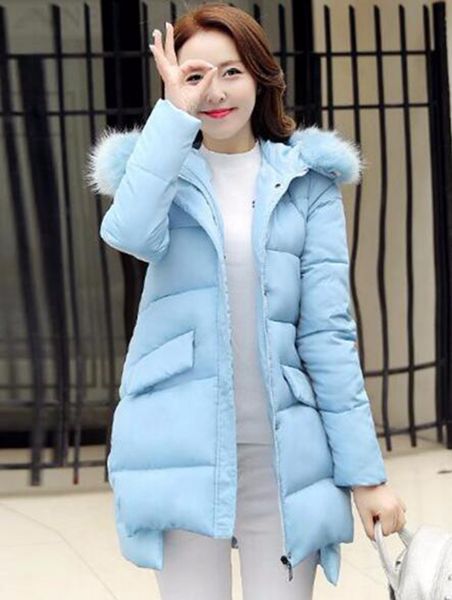 

woman qiu dong han edition business english new fashion boutique personality big yards down cotton-padded jacket coat / s-2xl, Black