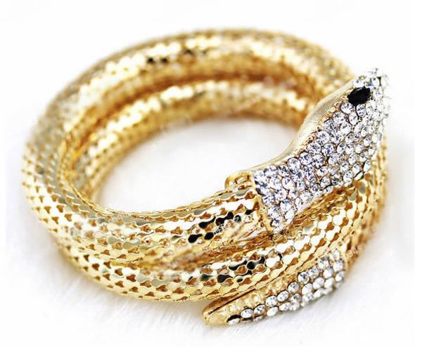 

gift personality punk nightclub diamond bracelet retro bracelet fb414 mix order 20 pieces a lot slap & snap bracelets, Silver