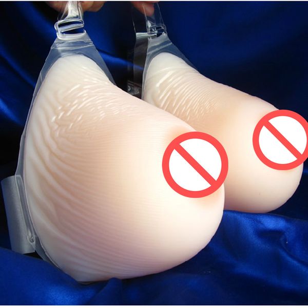 

christmas gift one pair 5000 g artificial silicon breast forms wholesale and drop shipping