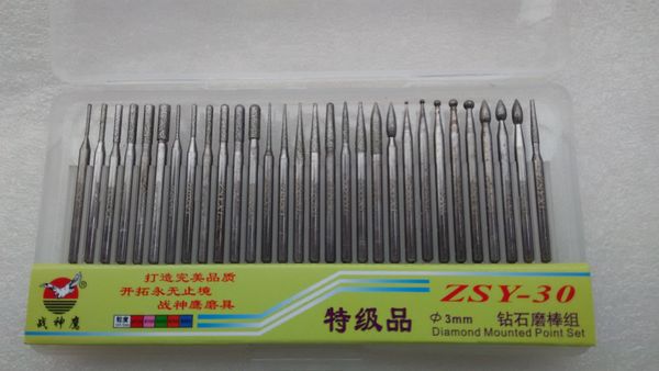 

Dremel Rotary Tool Drill Bit Diamond Burrs Bur Bit Diamond Mounted Point Set Grinding Stick Abrasive Stick Free Shipping