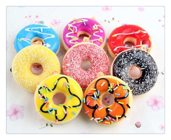 

Оптовая Горячие Kawaii Детские Игрушки Красочные Пончик Мягкие Пончики Хлеб Ремень