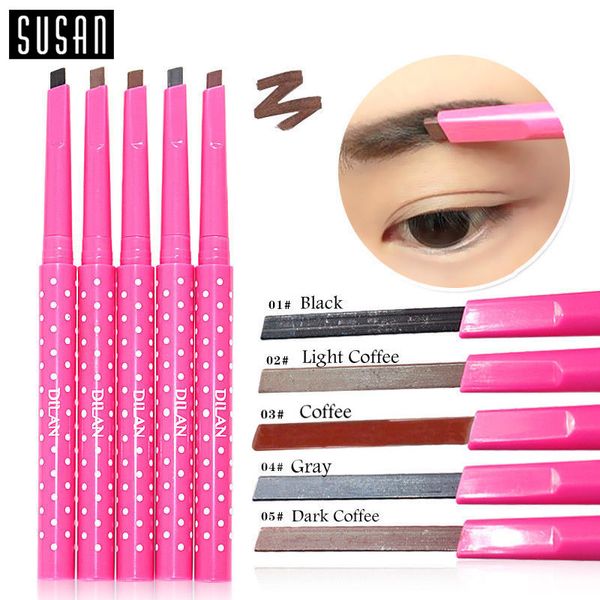 

wholesale- 1 pc women lady pro waterproof eyebrow pencil pen eye brow eyeshadow liner powder makeup tool