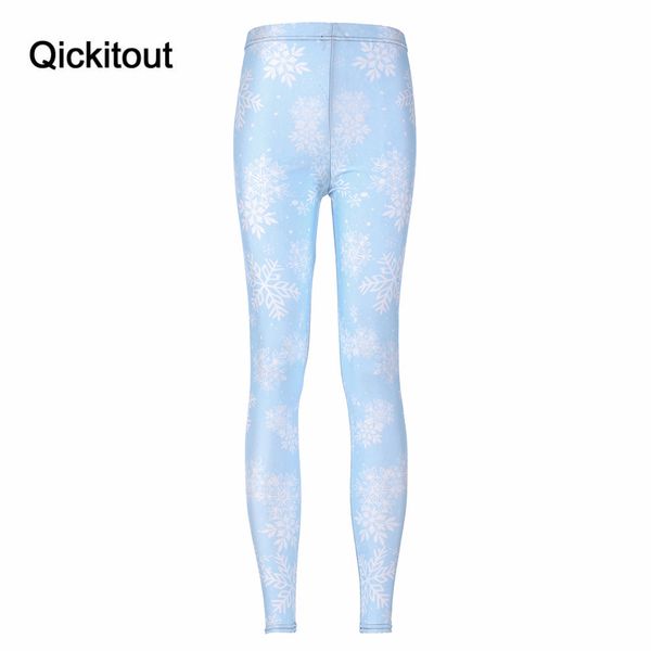 

wholesale- women print green legging fashion digital printing christmas snowflake toasties - limited drop shipping fitness pants woman, Black