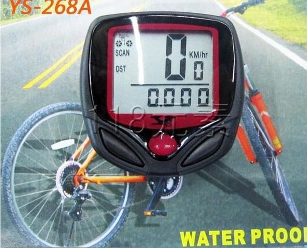 

15 Функция Водонепроницаемый Проводной Велосипедный Одометр Цифровой Многофункц