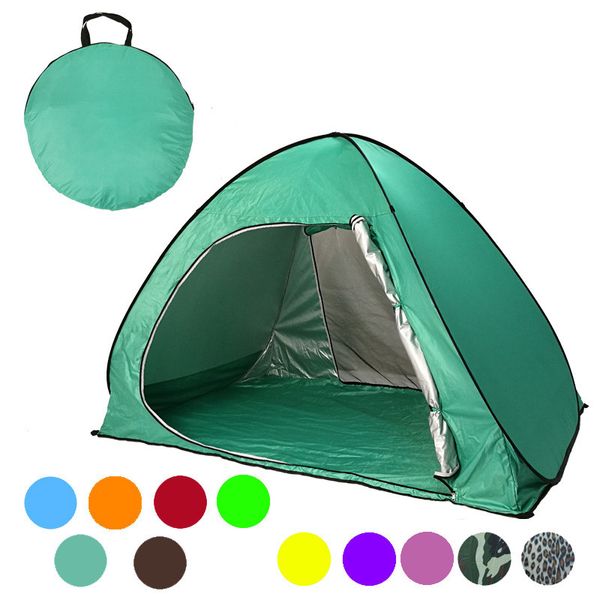 

graduation travel summer camp beach lawn tents quick automatic opening tent outdoors gear uv protection spf 50+ tent 2-3 people dhl/fedex