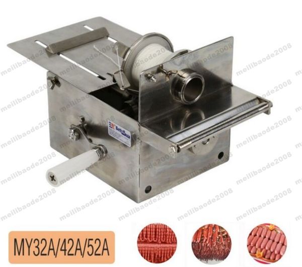 

my32a handle stainless food processing equipment steel sausage knotting machine, casings binding machine,smoked