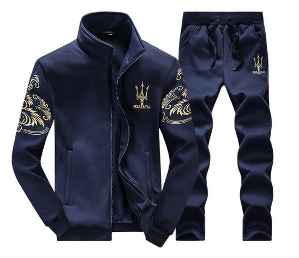 

3colour Tracksuits Maserati Men Leisure Sport Suit Luxury Men's Sportswear Brand Hoodies Hip Hop Jogger Set Cool Sweatshirt Sudaderas Hombre