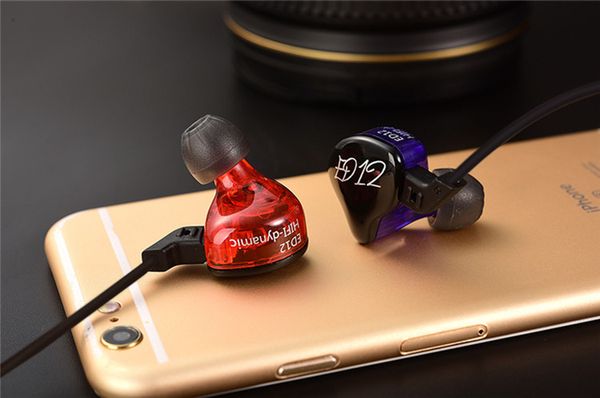 KZ ED12 HiFi музыка наушники беруши съемный кабель уха аудио мониторы шумоизоляции наушники тяжелые бас наушники быстрая доставка