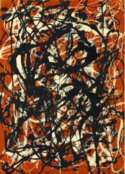 

jackson pollock form canvas print paintings on canvas multi sizes available berkin