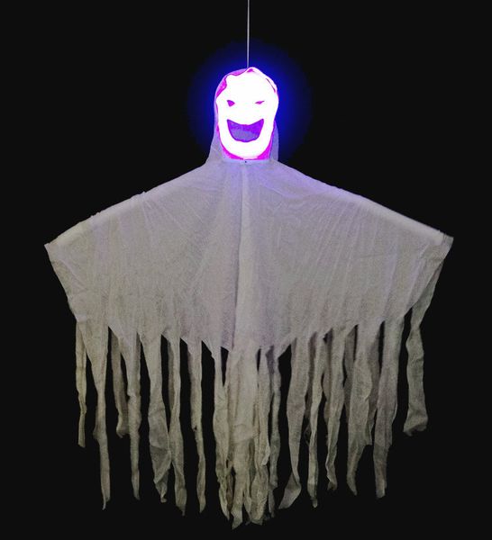 

оптовая 2017 хэллоуин белый кран демон призрак висит белый козел акустическая повесить скольжения террорист новый призрак лицо правительстве