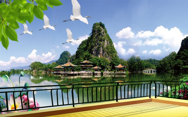 

cluxury european modern ustom p bedding balcony nature scenery fashion decor home decoration for bedroom