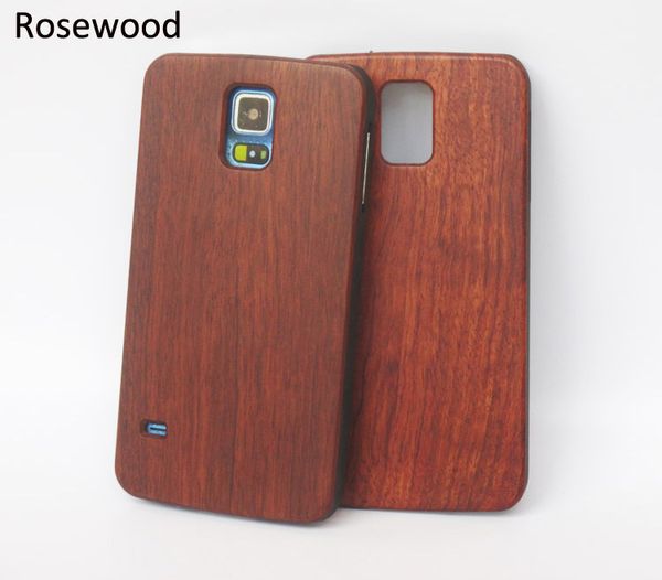 Bamboo Wood per Samsung Galaxy S5 S6 S7 edge s9 s8 Custodia per cellulare Cover posteriore rigida in legno per Iphone 6 plus 7 6s 8 X Custodie per cellulari