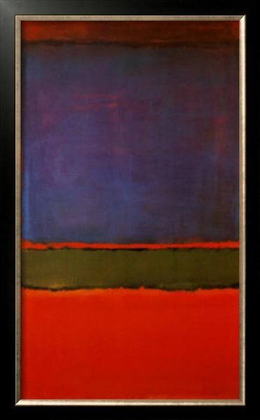 Αποτέλεσμα εικόνας για Μαρκ Ρόθκο «No. 6 (Violet, Green and Red)»