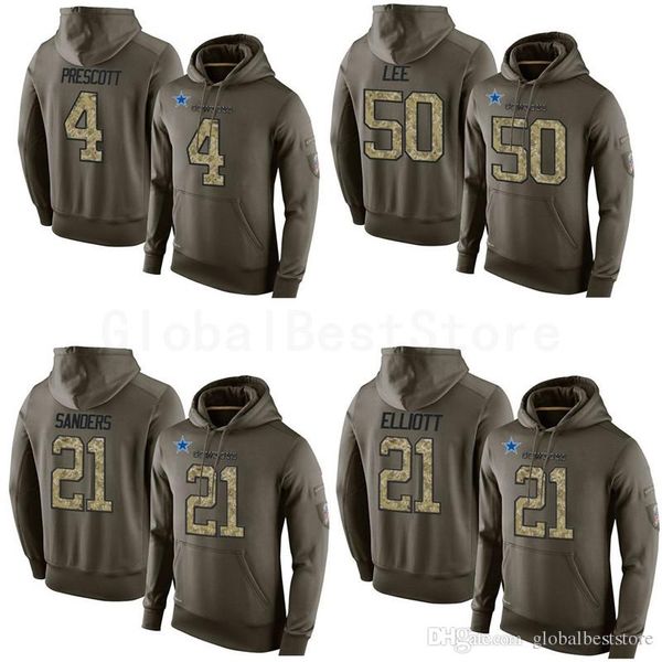 olive green cowboys hoodie