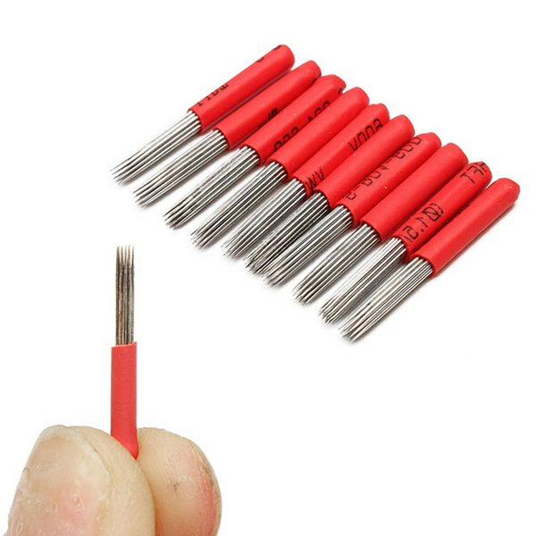 

eyebrow tattoo 19 round needles microblading pins handmade 3d eyebrow embroidery permanent tattoo pen