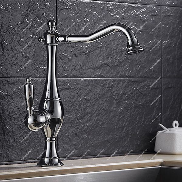 

2017 chrome gooseneck bathroom sink taps with single hole single holder swivel spout /mixer tap hs408