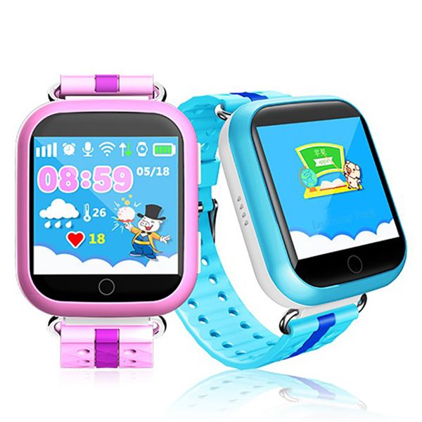 

q750 kid smart watch 1.54 inch touch screen sos anti-lost tracking device sos call gps wifi bluetooth sim card child watch dhl