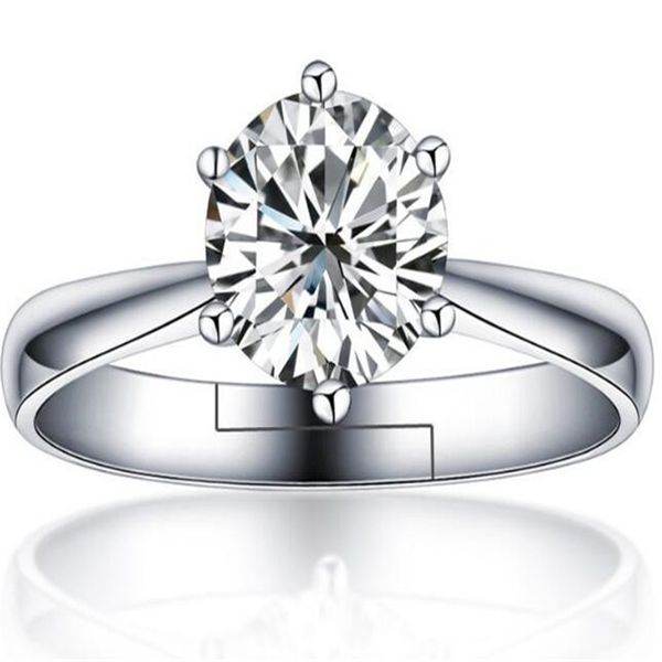 

wedding rings brands gemstone rings for women dhl diamond jewelry 18k white gold plated 925 sterling silver plated charm crystal wedding, Golden;silver