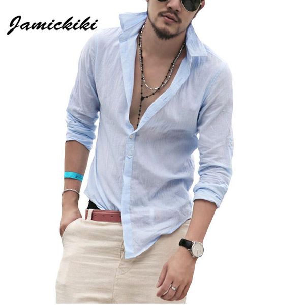 

wholesale- men's casual cotton fitness shirts 2016 new fashion male solid color full-sleeve business shirt men's clothing, White;black
