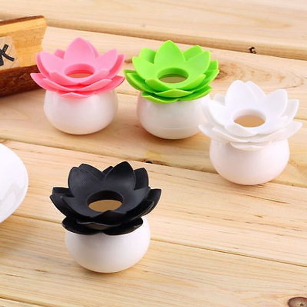 

wholesale- new lotus vase decor flower cotton bud holder toothpick case cotton swab box