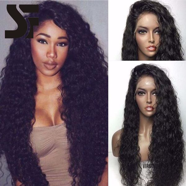 

Brazilian full lace wig with baby hair 100 unrpoce ed human hair lace wig gluele wet and wavy full lace wig for black women
