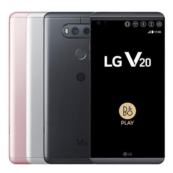 

refurbished original lg v20 h990n h910 vs995 5.7 inch quad core 4gb ram 64gb rom 16mp+8mp camera 4g lte android 7.0 smart phone dhl 1pcs