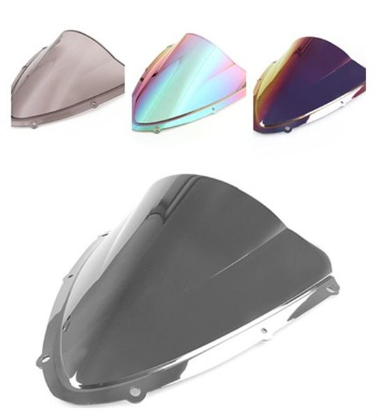 

7color лобовое стекло лобовое стекло двойной пузырь для suzuki gsxr 600 750 2008-2009 k8