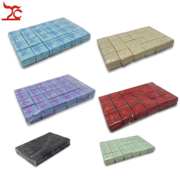 

Freen Shipping 24Pcs 7 Colors Paper Jewelry Display Ring Wedding Earrings Organizer Ribbon Box Chrismas Gift Box 4*4*3CM