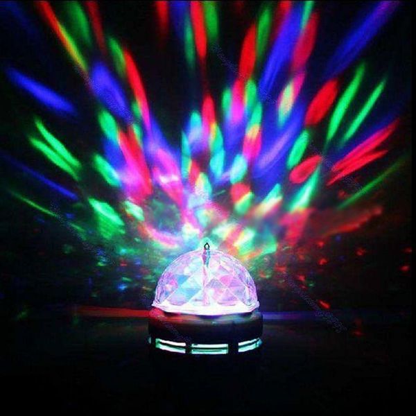 E27 RGB Светодиодные Blubs Светодиодные Эффекты Эффекты Света Освещение Авто / Звук Активированная Полный Цвет Вращающийся Ламп Диско Вечеринка Бар Club Эффект Огни